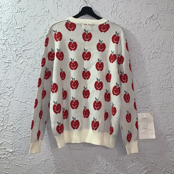 NYON NEW Crewneck Sweater Large New York Big Apple Cotton Plazacore Casual Theme - Picture 9 of 14